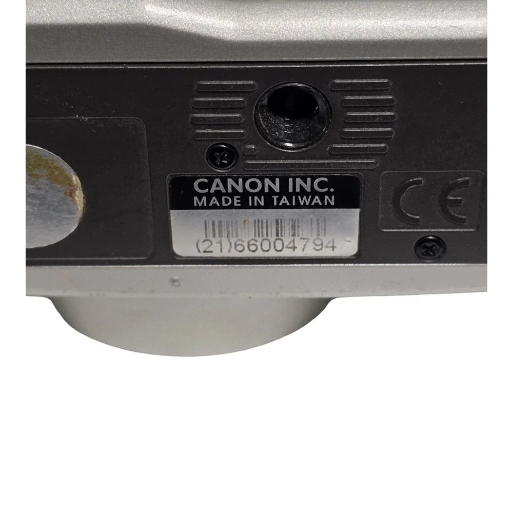 Canon Sure Shot Z155 Caption 35mm Point & Shoot Film Camera Silver Auto Focus